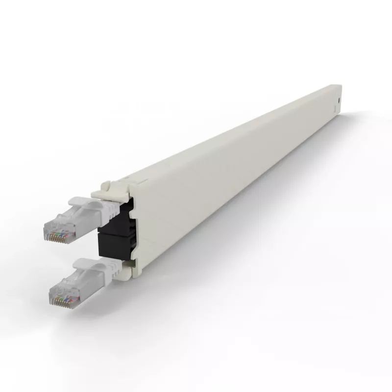 Kabel sieciowy PATCHBOX CONE30UTPWH RJ-45 Cat6a 1.8m Biały