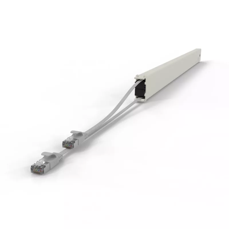 Kabel sieciowy PATCHBOX CONE46STPSL RJ-45 Cat6a 2,5 m Szary
