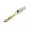 Kabel sieciowy PATCHBOX CONE46STPYL 2,5 m Cat6a U/FTP Żółty