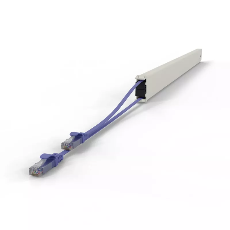 PATCHBOX.one / Kaseta / 46RU / UTP / Fioletowa, 2,5 m, Cat6a, U/UTP (UTP), RJ-45, RJ-45, Fioletowa