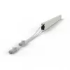 Kabel sieciowy PATCHBOX CONE46UTPWH RJ-45 Cat6a 2,5m Biały
