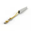Kabel sieciowy PATCHBOX CONE46UTPYL RJ-45 Cat6a 2,5 m Żółty