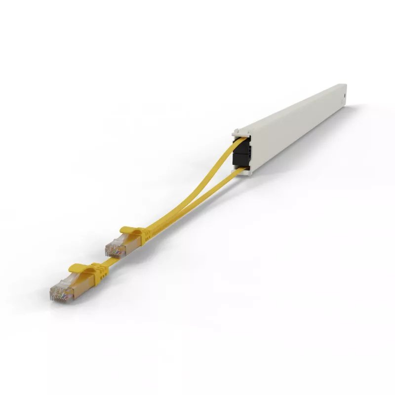Kabel sieciowy PATCHBOX CONE46UTPYL RJ-45 Cat6a 2,5 m Żółty