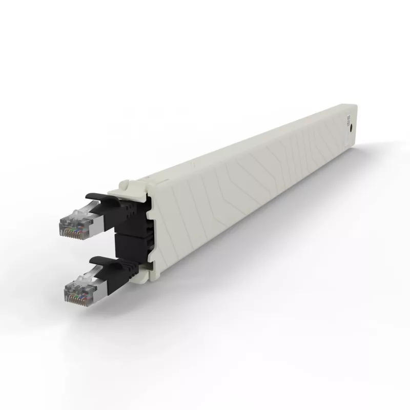 Kabel sieciowy PATCHBOX CONEX8STPBK RJ-45 Cat6a 0,8 m Czarny
