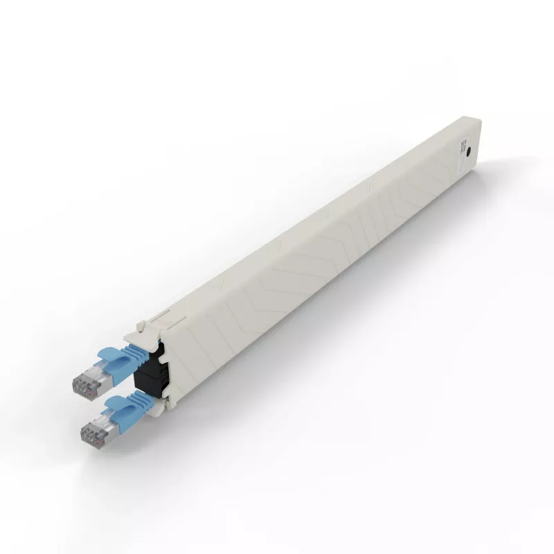 Kabel sieciowy PATCHBOX CONEX8STPBL RJ-45 Cat6a 0,8 m Niebieski