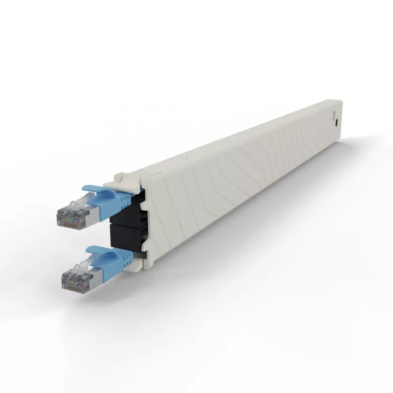 Kabel sieciowy PATCHBOX CONEX8STPBL RJ-45 Cat6a 0,8 m Niebieski