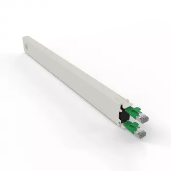 Kabel sieciowy PATCHBOX CONEX8STPGR RJ-45 Cat6a 0,8 m Zielony