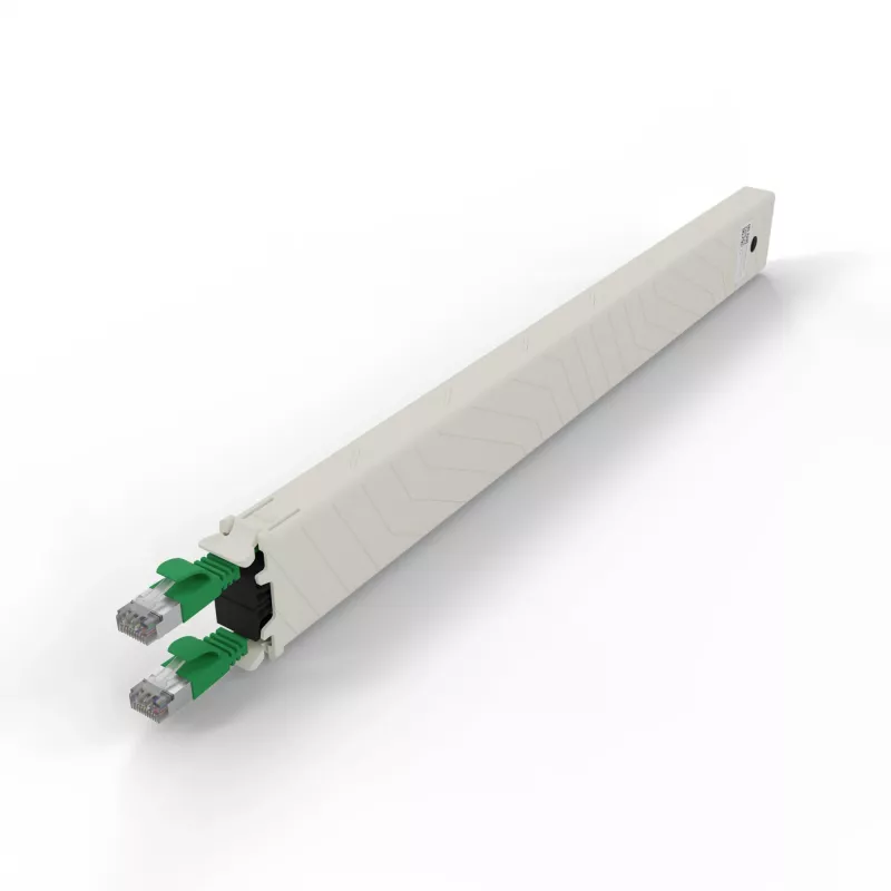 Kabel sieciowy PATCHBOX CONEX8STPGR RJ-45 Cat6a 0,8 m Zielony
