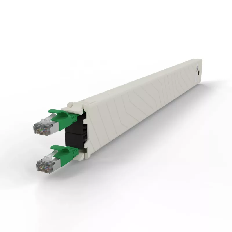 Kabel sieciowy PATCHBOX CONEX8STPGR RJ-45 Cat6a 0,8 m Zielony