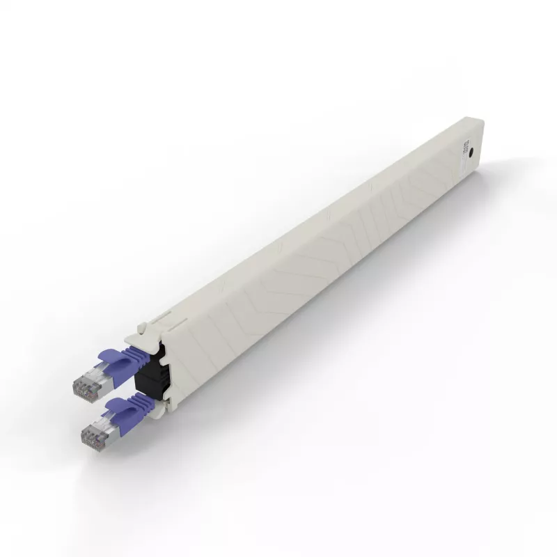 PATCHBOX CONEX8STPVI kabel sieciowy Fioletowy 0,8 m Cat6a U/FTP STP