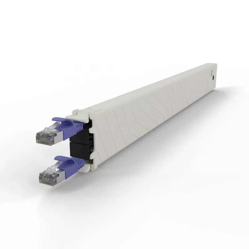 PATCHBOX CONEX8STPVI kabel sieciowy Fioletowy 0,8 m Cat6a U/FTP STP