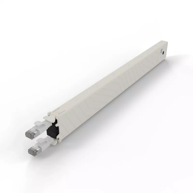 Przewód sieciowy PATCHBOX CONEX8STPWH RJ-45 Cat6a 0,8 m Biały