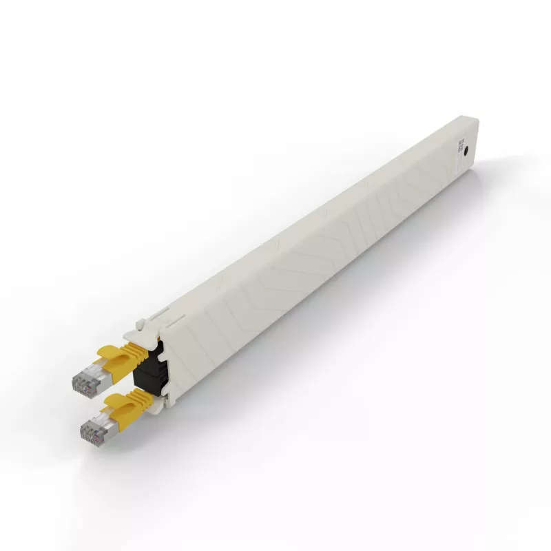 Kabel sieciowy PATCHBOX CONEX8STPYL RJ-45 Cat6a 0,8 m Żółty