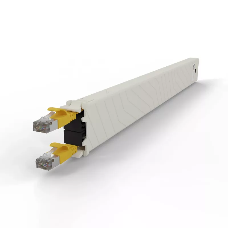 Kabel sieciowy PATCHBOX CONEX8STPYL RJ-45 Cat6a 0,8 m Żółty