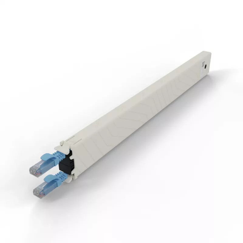 Kabel sieciowy PATCHBOX CONEX8UTPBL RJ-45 Cat6a 0,8 m Niebieski