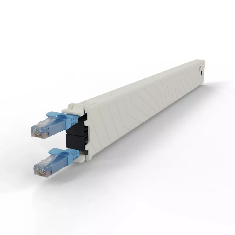 Kabel sieciowy PATCHBOX CONEX8UTPBL RJ-45 Cat6a 0,8 m Niebieski