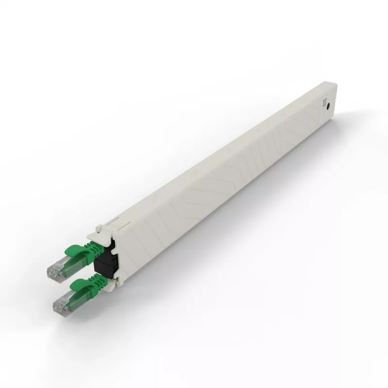 Kabel sieciowy PATCHBOX CONEX8UTPGR RJ-45 Cat6a 0,8 m Zielony