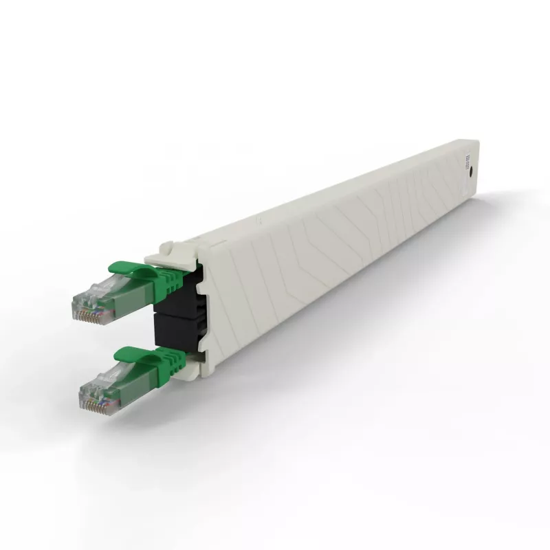 Kabel sieciowy PATCHBOX CONEX8UTPGR RJ-45 Cat6a 0,8 m Zielony
