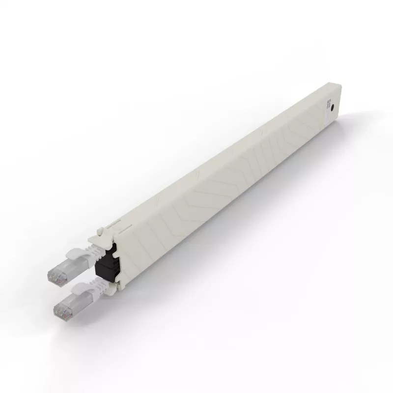 Kabel sieciowy PATCHBOX CONEX8UTPWH RJ-45 Cat6a 0,8 m Biały