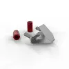 Śruby i nakrętki PATCHBOX dvmnt50RD M6 Aluminium Stal 50 szt.