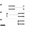 Panel do zarządzania kablami PATCHBOX Patchcatch Solo 24-Pack czarno-czerwony