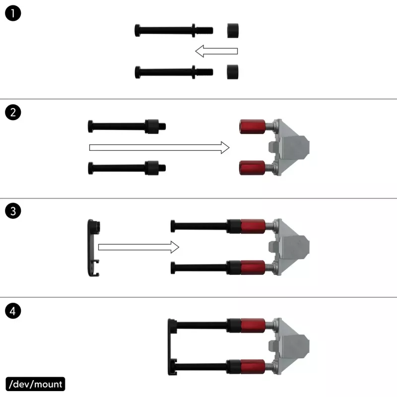Panel do zarządzania kablami PATCHBOX Patchcatch Solo 24-Pack czarno-czerwony