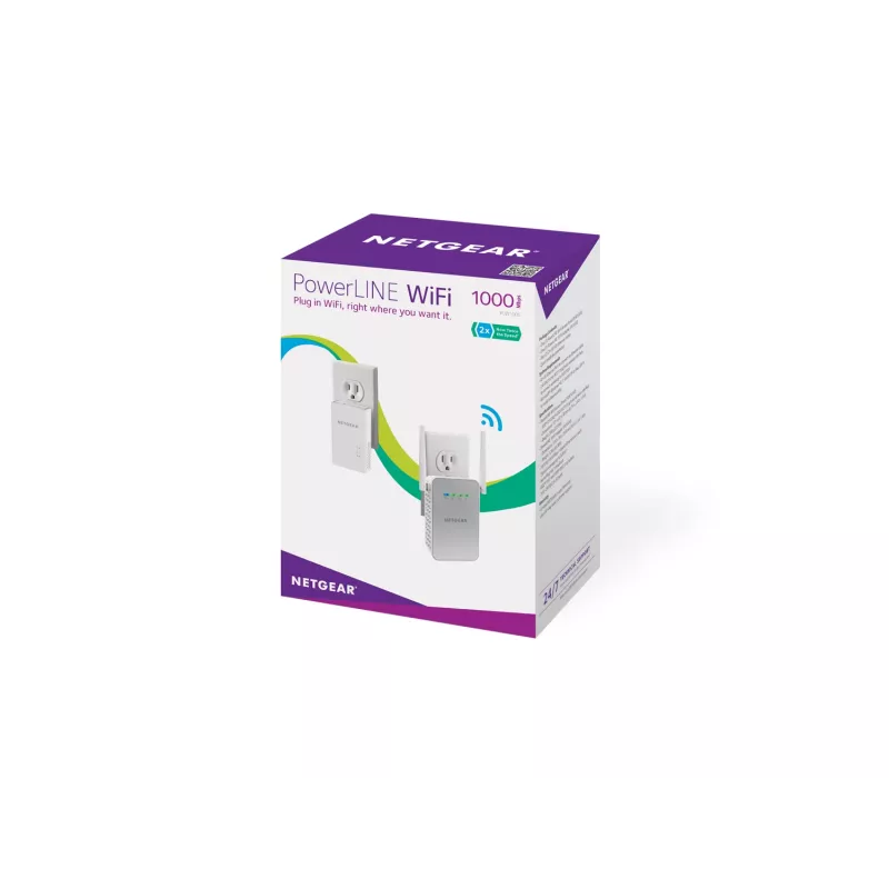NETGEAR PLW1000 1000 Mbit/s Ethernet LAN Wi‑Fi Biały