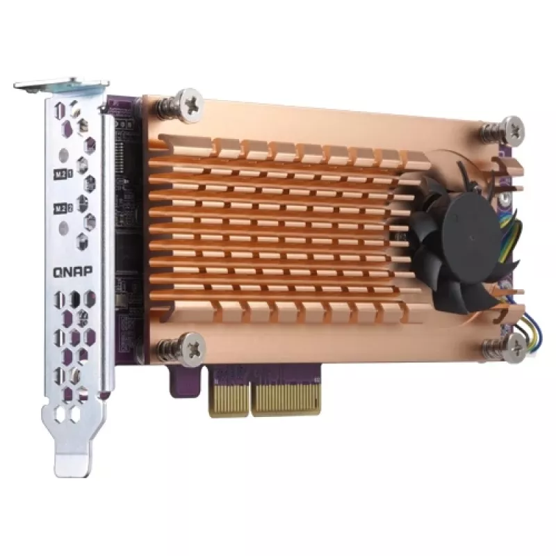 QNAP QM2-2S-220A karty interfejsowe/adapter Wewnętrzny M.2