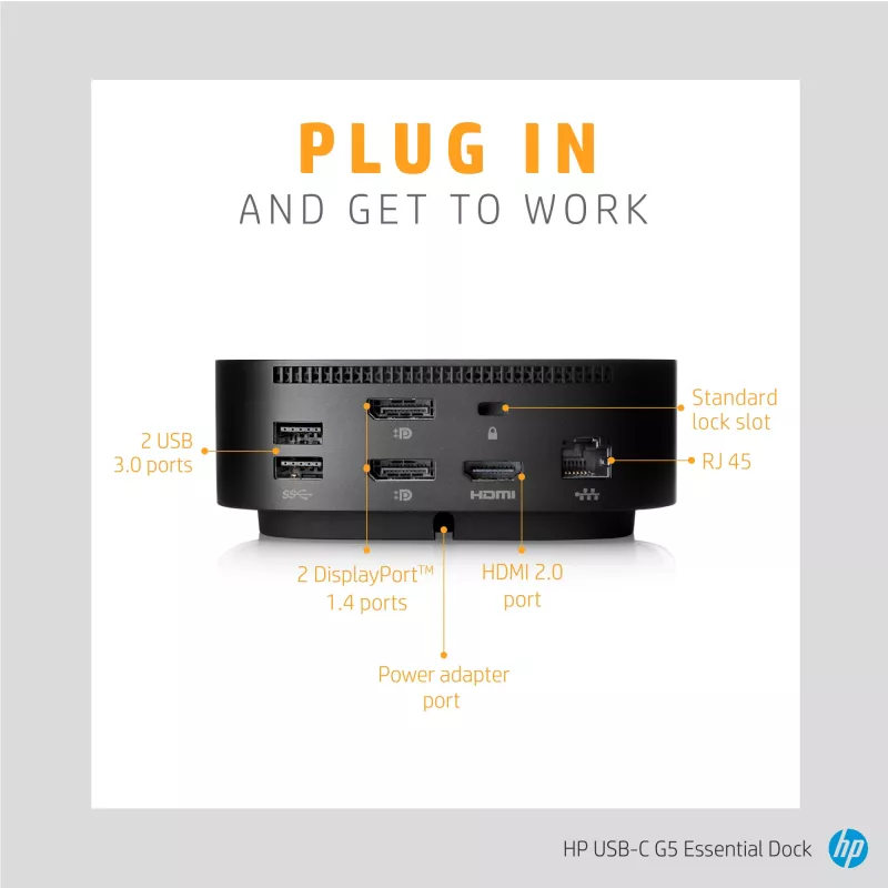 Stacja dokująca HP USB-C G5 Essential Dock