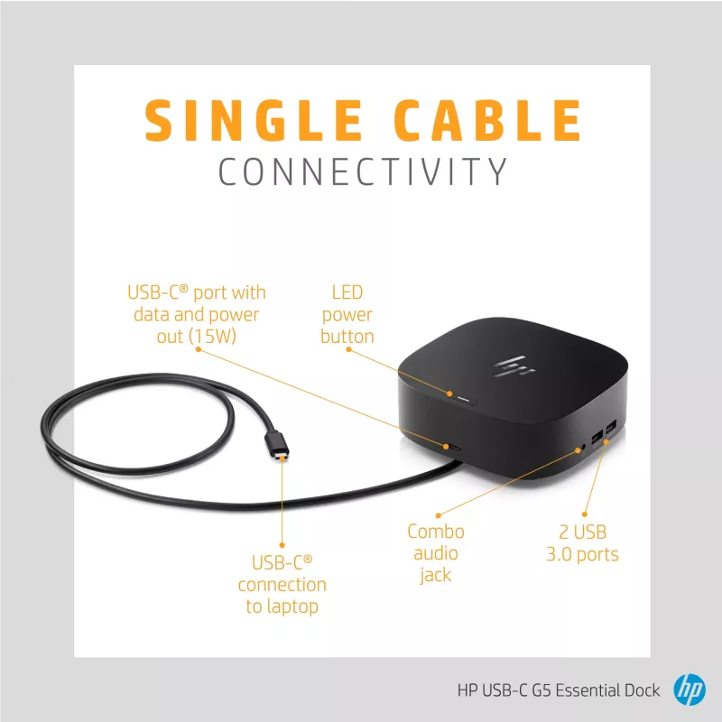 Stacja dokująca HP USB-C G5 Essential Dock