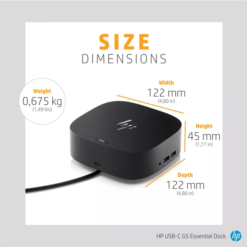 Stacja dokująca HP USB-C G5 Essential Dock