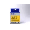 Kaseta z etykietami Epson o mocnym kleju LK-5YBW czarno-żółta 18mm (9m)