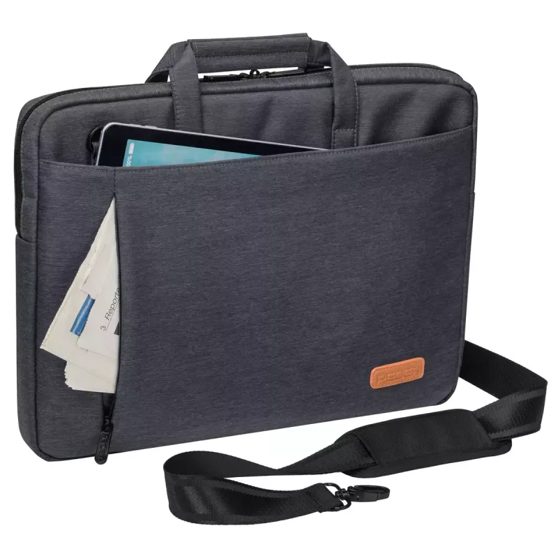 Etui na laptopa PEDEA 66066410 39,6 cm (15,6 cala) szare