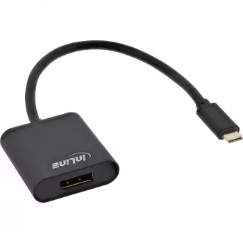 Konwerter wyświetlacza USB InLine 64102B USB-C męski na DisplayPort 4K/60Hz