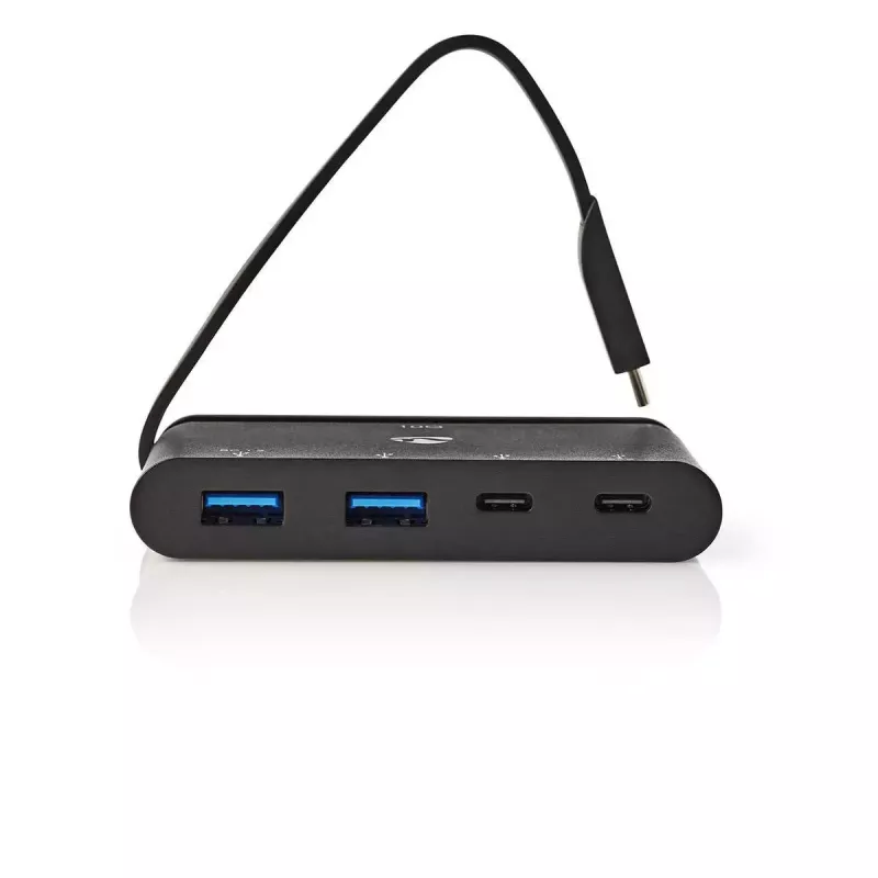 Nedis TCARF250BK USB 3.2 Gen 1 Type-C Hub Czarny