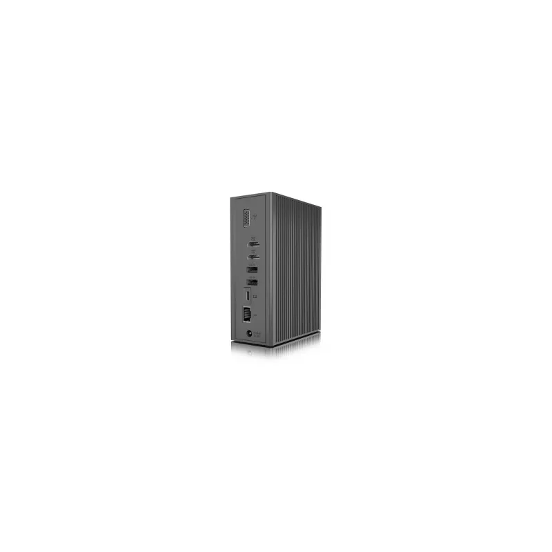 ICY BOX IB-DK2262AC Przewodowa stacja dokująca USB 3.2 Gen 1 (3.1 Gen 1) Type-C, antracyt