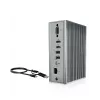 ICY BOX IB-DK2262AC Przewodowa stacja dokująca USB 3.2 Gen 1 (3.1 Gen 1) Type-C, antracyt