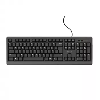 Trust TK-150 klawiatura Office USB QWERTZ Niemiecki Czarny
