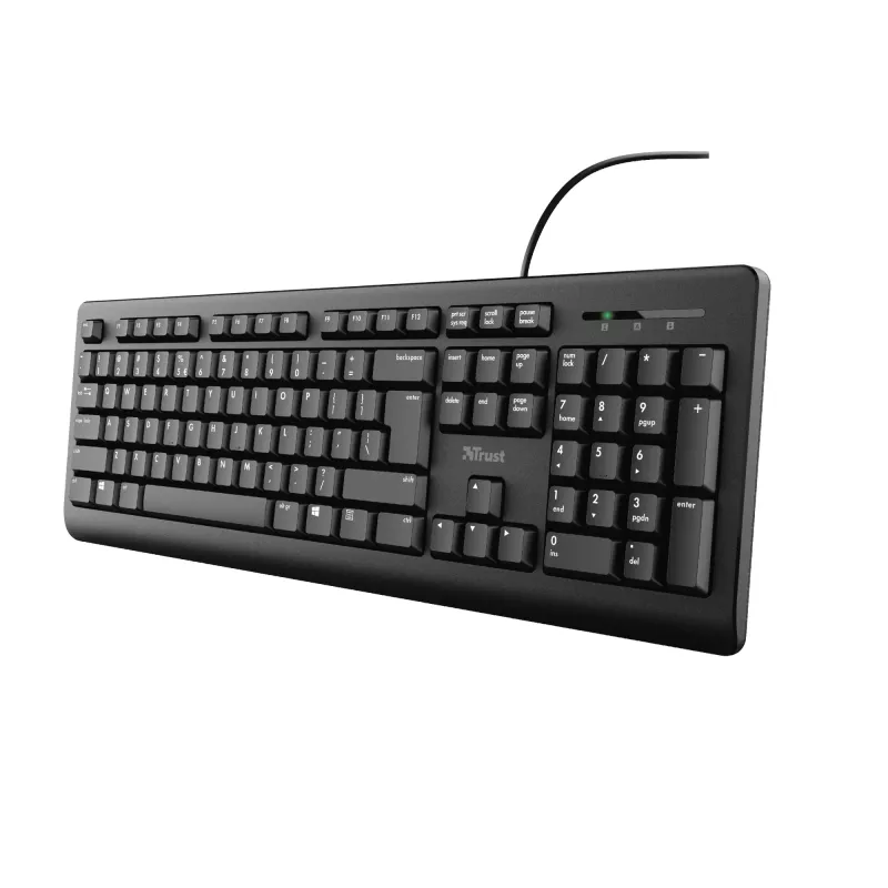 Trust TK-150 klawiatura Office USB QWERTZ Niemiecki Czarny