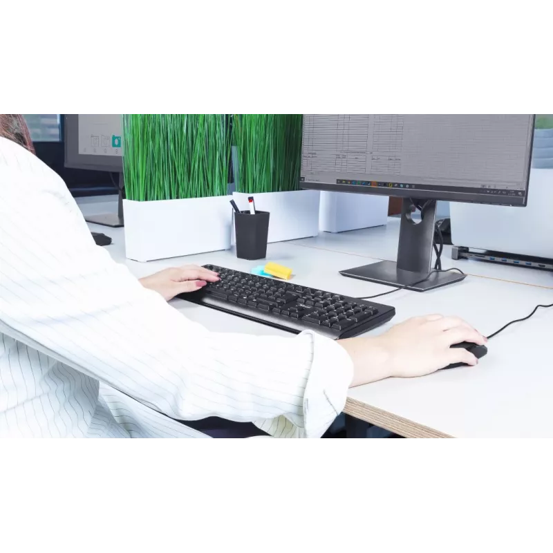 Trust TK-150 klawiatura Office USB QWERTZ Niemiecki Czarny