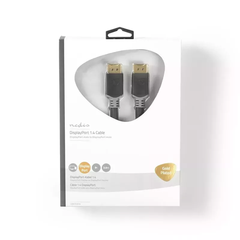 Kabel DisplayPort Nedis CCBW37014AT30 3 m DisplayPort na DisplayPort