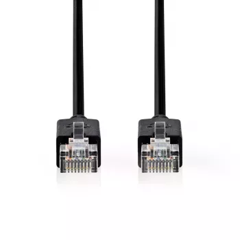 Kabel sieciowy Nedis CCBW85210AT150 15m Cat6 F/UTP Czarny