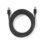 Kabel sieciowy Nedis CCBW85210AT150 15m Cat6 F/UTP Czarny