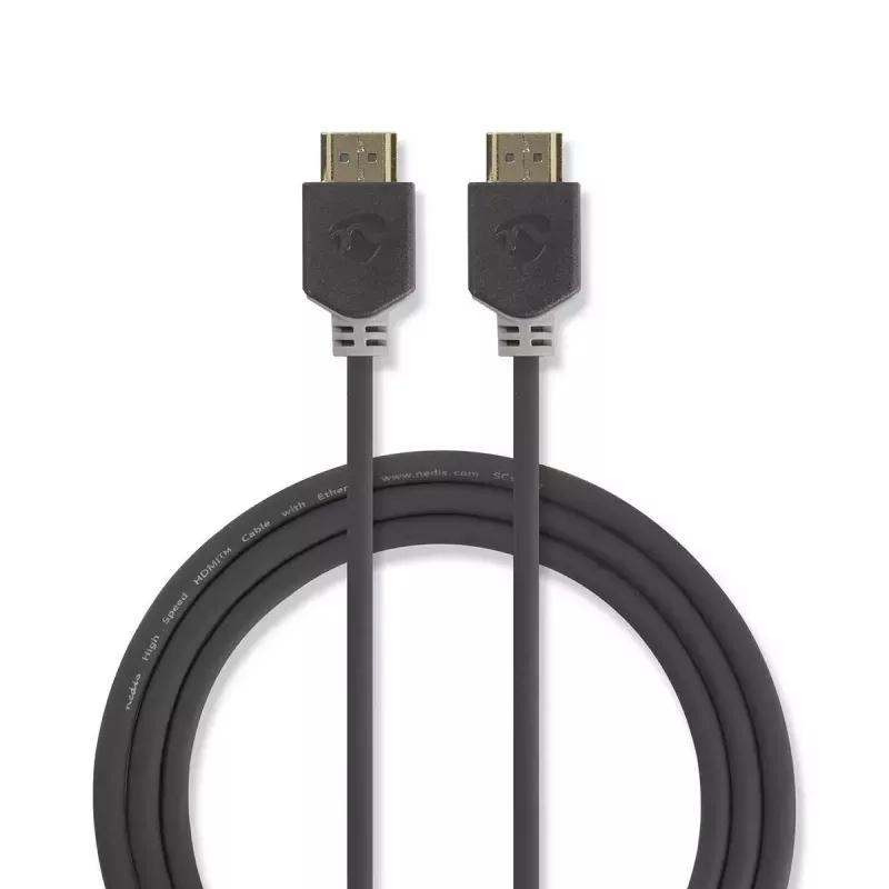 Kabel HDMI Nedis CVBW34000AT150 15 m HDMI Typ A Męski Antracyt
