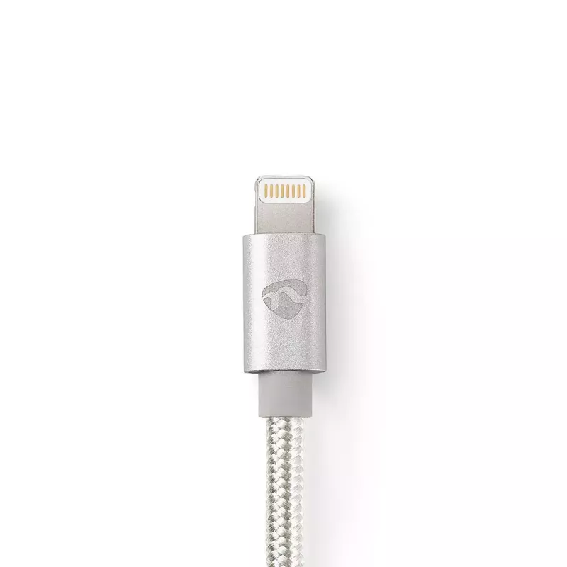 Kabel do telefonu komórkowego Nedis CCTB39300AL30 Aluminium 3 m USB A Lightning