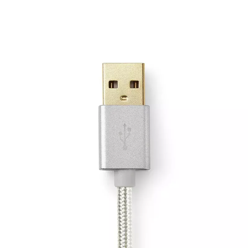 Kabel do telefonu komórkowego Nedis CCTB39300AL30 Aluminium 3 m USB A Lightning