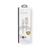 Kabel do telefonu komórkowego Nedis CCTB39300AL30 Aluminium 3 m USB A Lightning