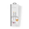 Kabel Lightning Nedis CCTB39650AL10 1m Aluminium USB C
