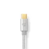 Kabel Lightning Nedis CCTB39650AL20 2m USB C aluminium