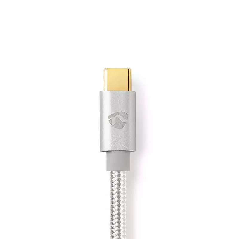 Kabel Lightning Nedis CCTB39650AL20 2m USB C aluminium